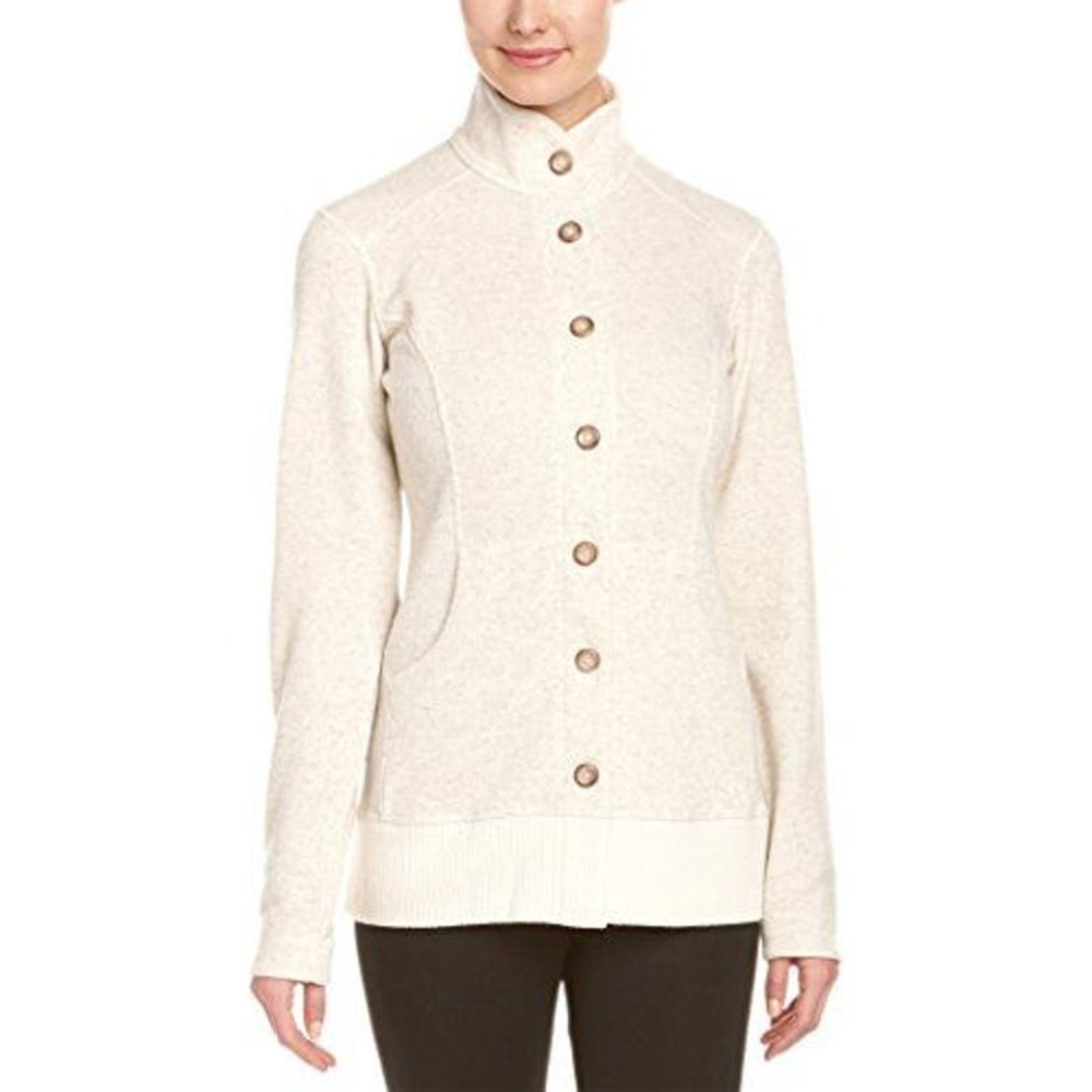 Mountain Hardwear Women's Sarafin Oatmeal Button Up Wool Blend Sweater. Size‎ XS
